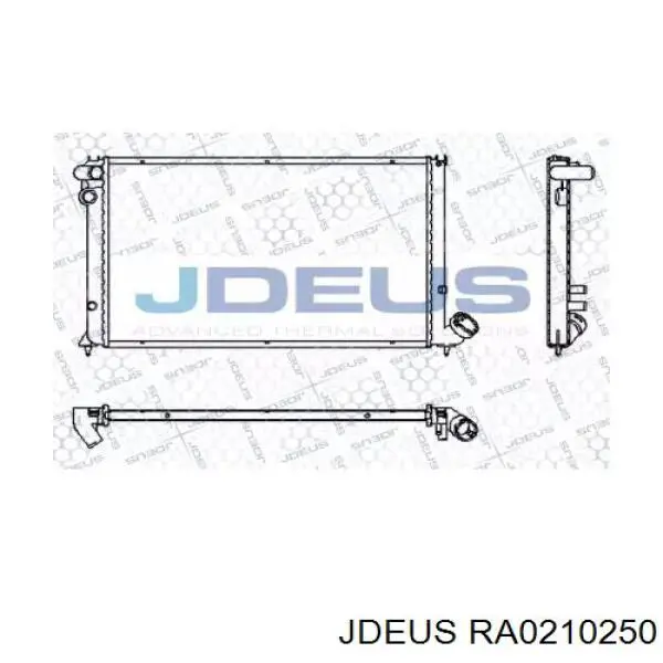 Радиатор RA0210250 Jdeus