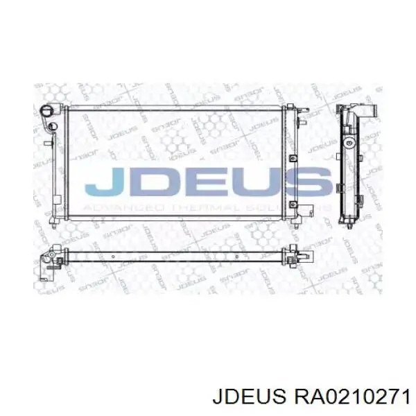 Радиатор RA0210271 Jdeus