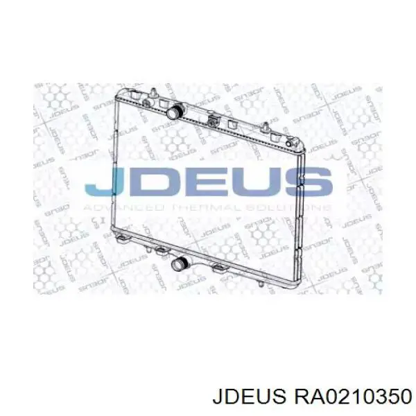 Радиатор RA0210350 Jdeus