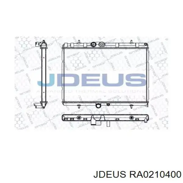 Радиатор RA0210400 Jdeus