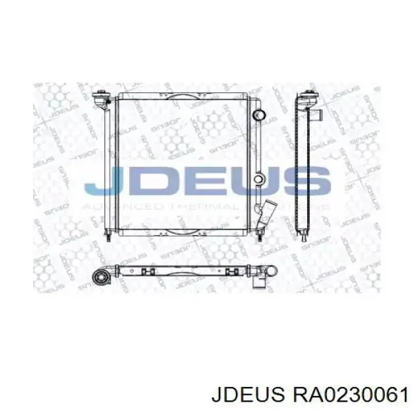 Радиатор RA0230061 Jdeus