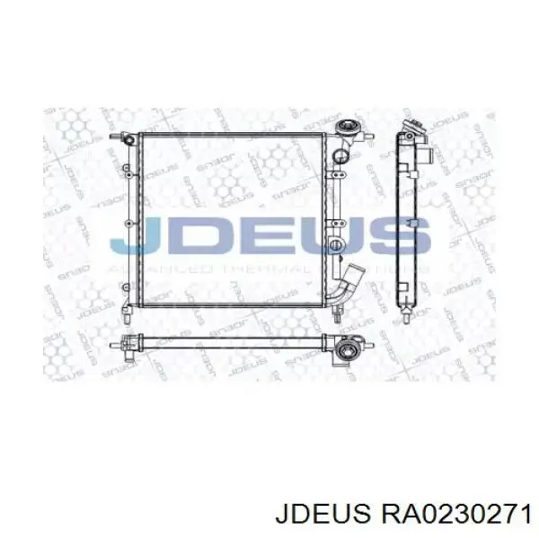 Радиатор RA0230271 Jdeus