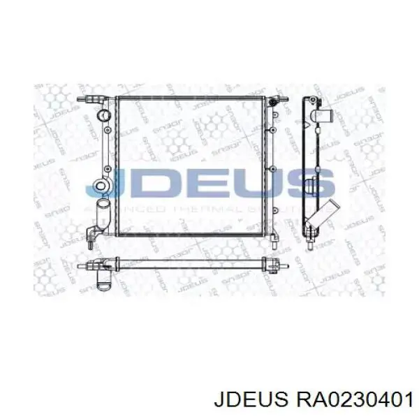 Радиатор RA0230401 Jdeus