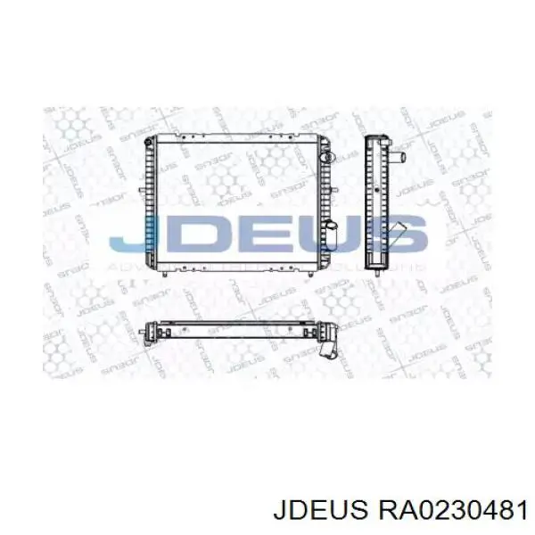 Радиатор RA0230481 Jdeus