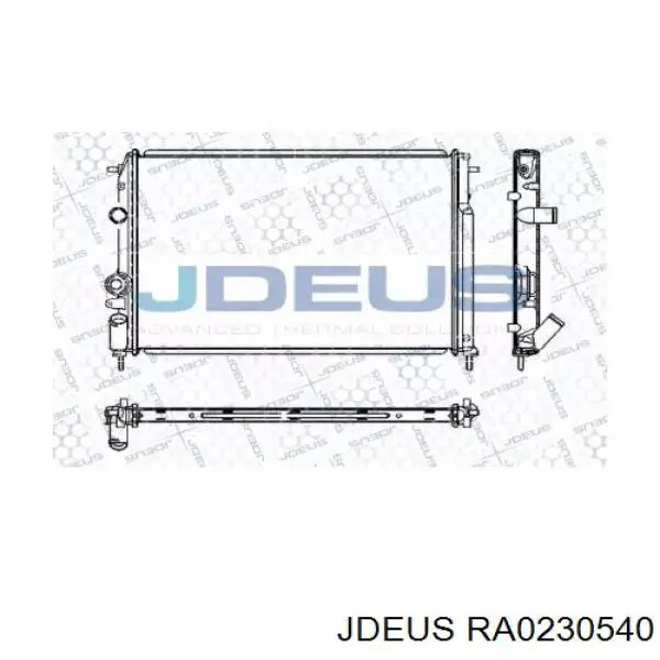 Радиатор RA0230540 Jdeus