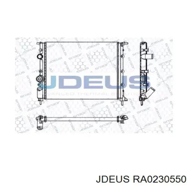 Радиатор RA0230550 Jdeus