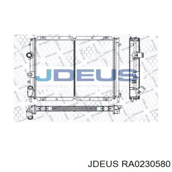 Радиатор RA0230580 Jdeus