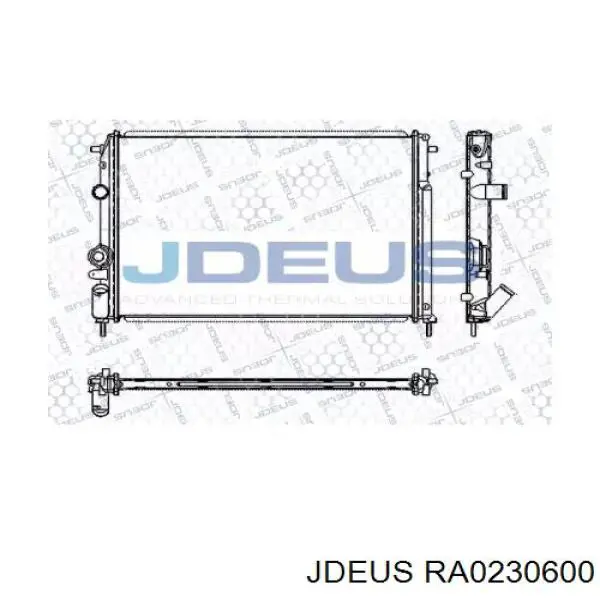 Радиатор RA0230600 Jdeus