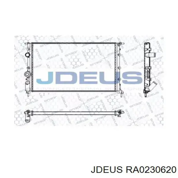 Радиатор RA0230620 Jdeus