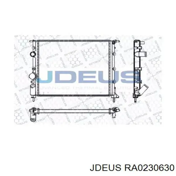 Радиатор RA0230630 Jdeus