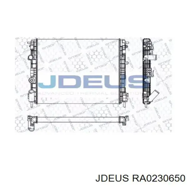 Радиатор RA0230650 Jdeus