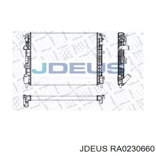 Радиатор RA0230660 Jdeus