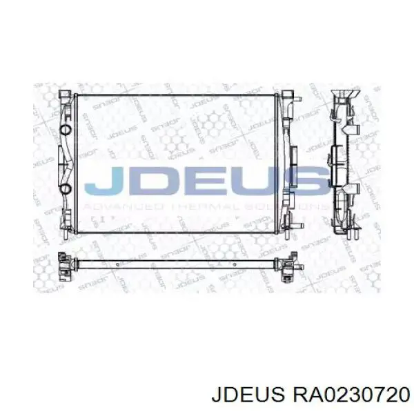 Радиатор RA0230720 Jdeus