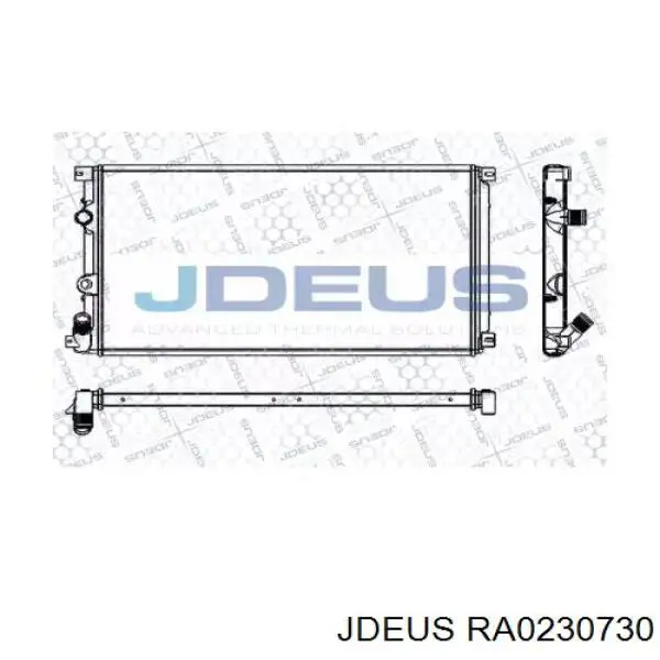 Радиатор RA0230730 Jdeus