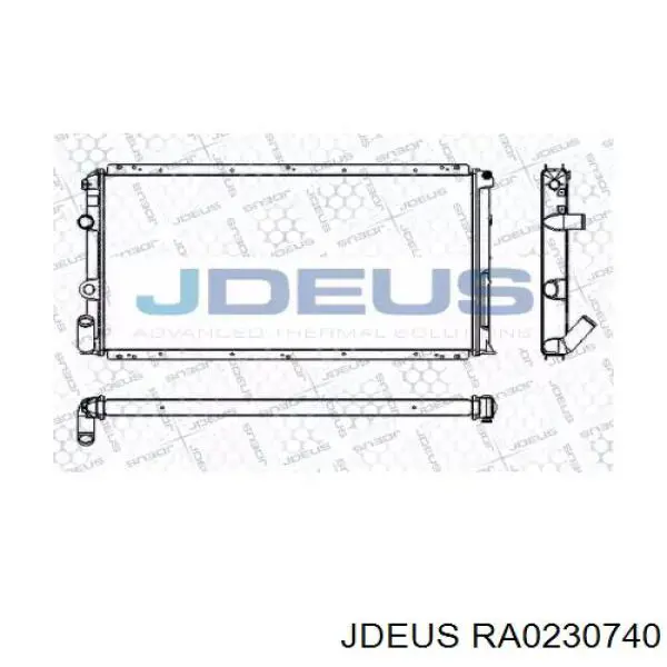 Радиатор RA0230740 Jdeus