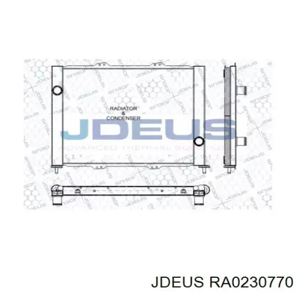 Диффузор радиатора RA0230770 Jdeus