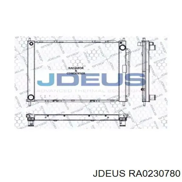 Радиатор RA0230780 Jdeus