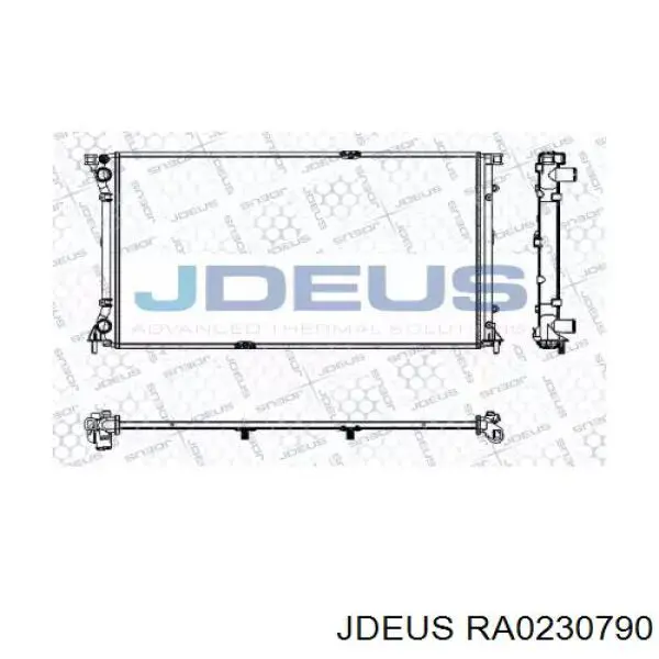 Радиатор RA0230790 Jdeus