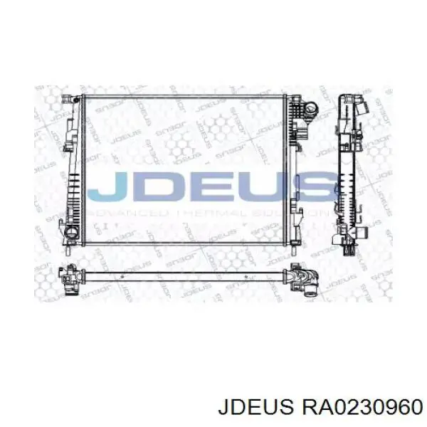 Радиатор RA0230960 Jdeus