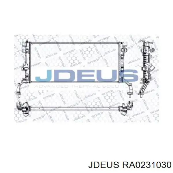 Радиатор RA0231030 Jdeus