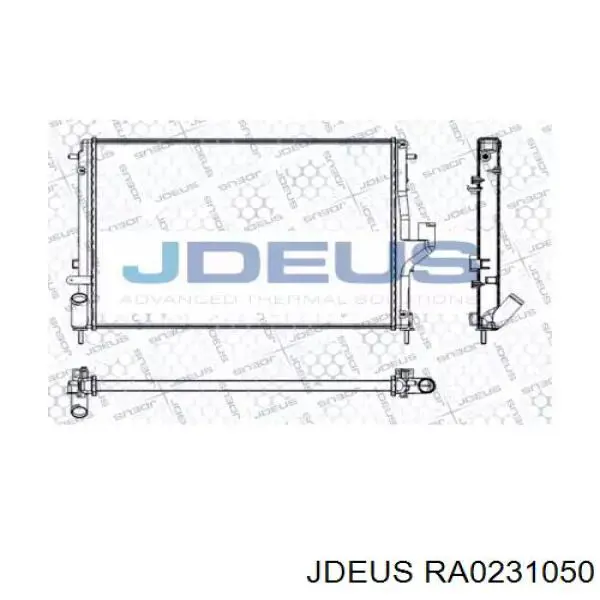 Радиатор RA0231050 Jdeus