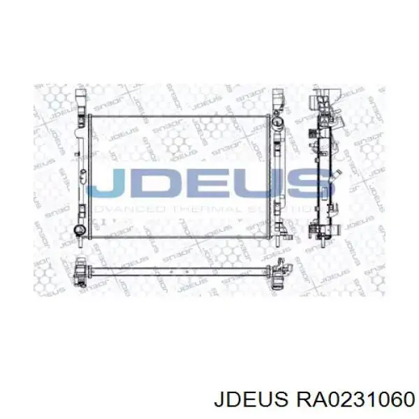 Радиатор RA0231060 Jdeus