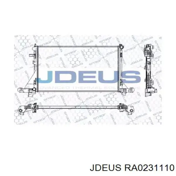 Радиатор RA0231110 Jdeus