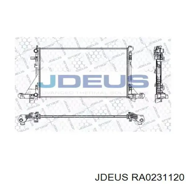 Радиатор RA0231120 Jdeus