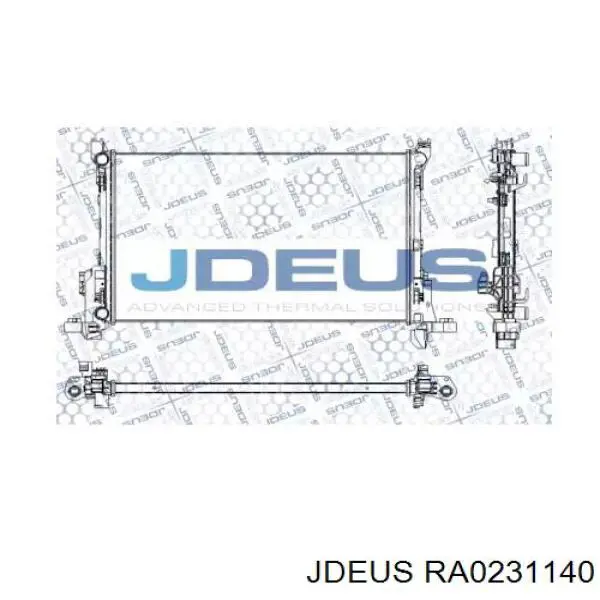 Радиатор RA0231140 Jdeus