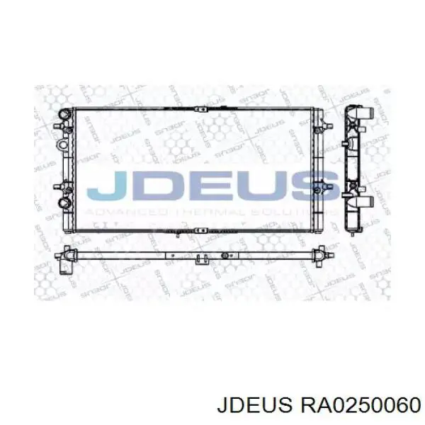 Радиатор RA0250060 Jdeus