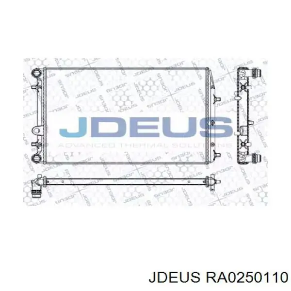 Радиатор RA0250110 Jdeus