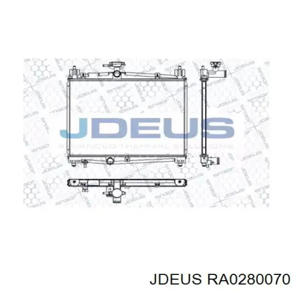 Радиатор RA0280070 Jdeus