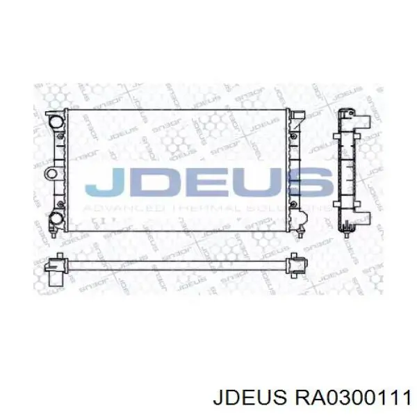 Радиатор RA0300111 Jdeus