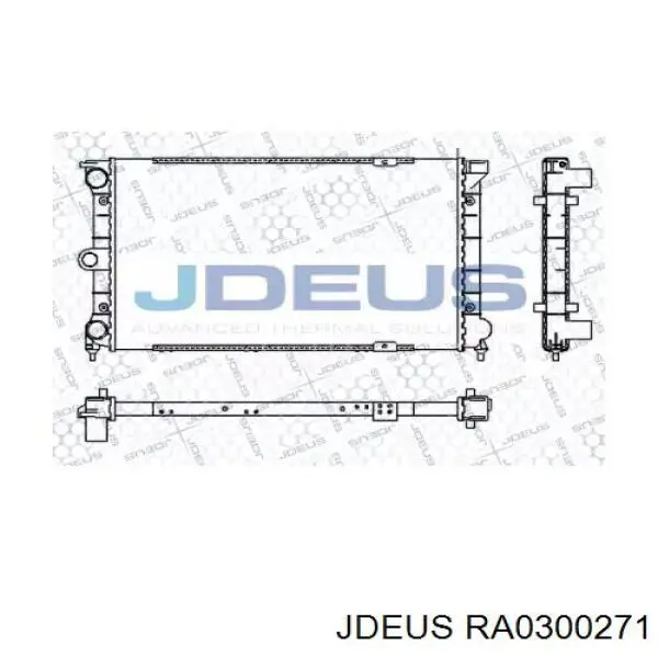 Радиатор RA0300271 Jdeus