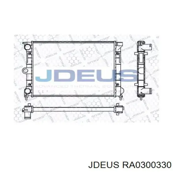 Радиатор RA0300330 Jdeus