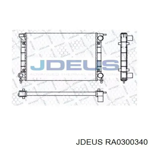 Радиатор RA0300340 Jdeus