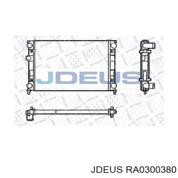 Радиатор RA0300380 Jdeus