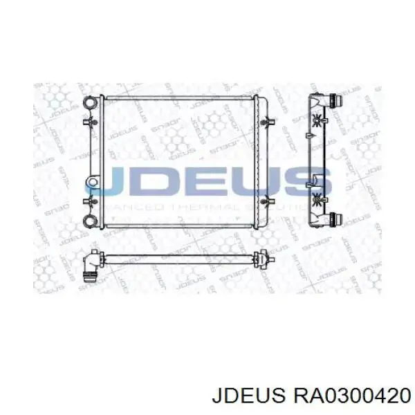 Радиатор RA0300420 Jdeus