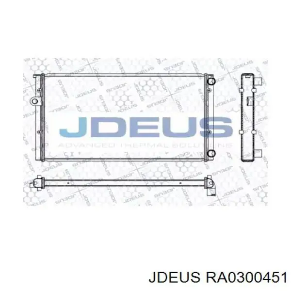 Радиатор RA0300451 Jdeus