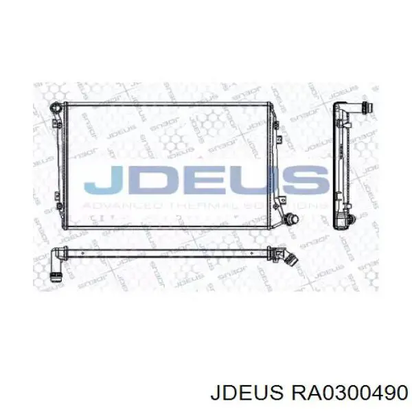 Радиатор RA0300490 Jdeus