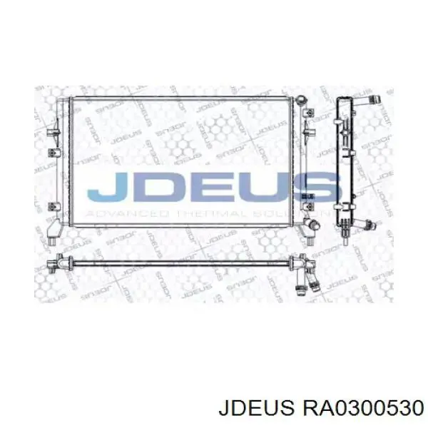 Радиатор RA0300530 Jdeus