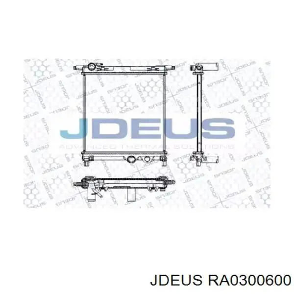 Радиатор RA0300600 Jdeus