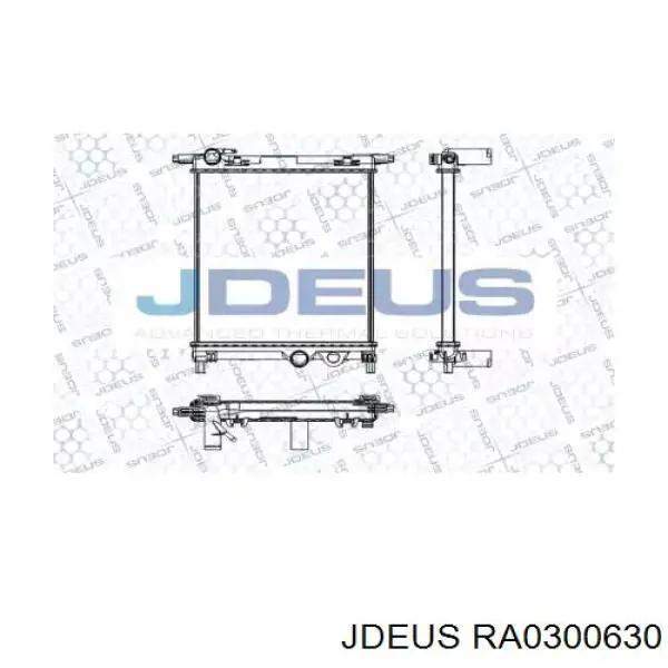 Радиатор RA0300630 Jdeus