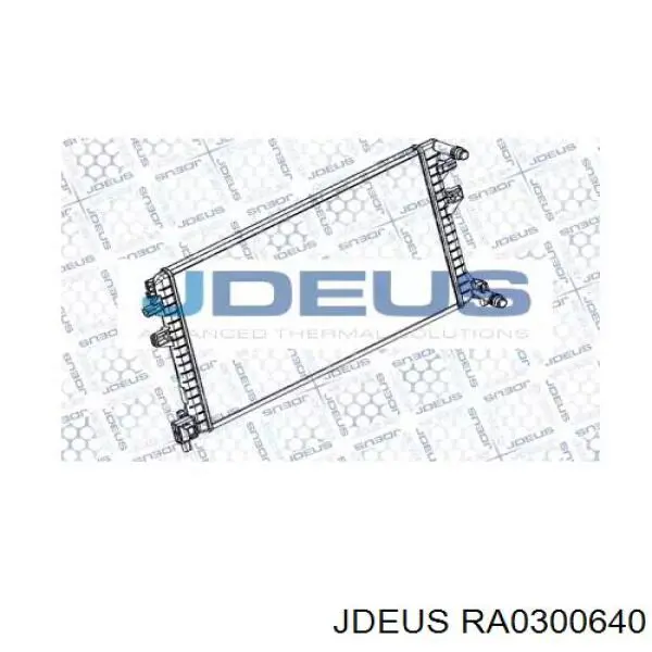 RA0300640 Jdeus radiador de esfriamento de motor adicional