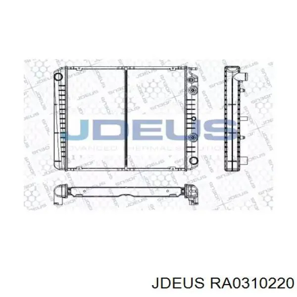 Радиатор RA0310220 Jdeus