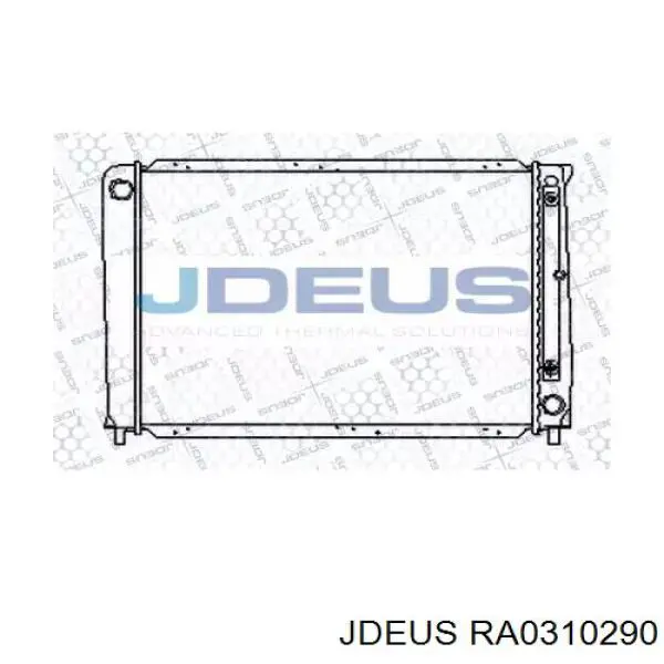 Радиатор RA0310290 Jdeus