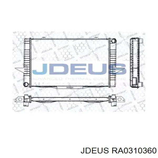 Радиатор RA0310360 Jdeus