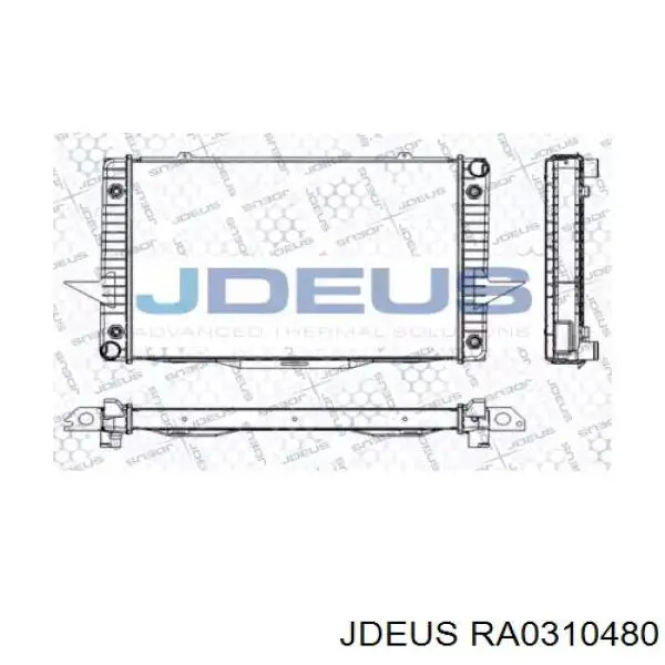 Радиатор RA0310480 Jdeus