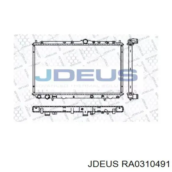 Радиатор RA0310491 Jdeus