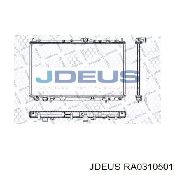 Радиатор RA0310501 Jdeus